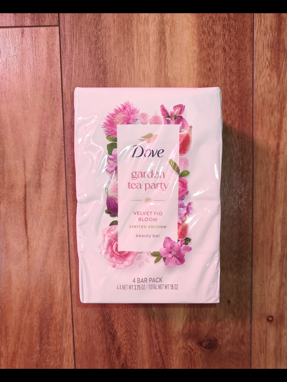 Dove Limited Edition Garden Tea Party Velvet Fig Bloom Beauty Bars